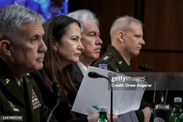 Director of the National Security Agency Gen. Paul Nakasone, Director of National Intelligence Avril Haines, CIA Director William Burns and Defense...