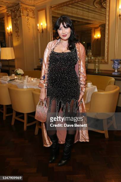 Daisy Lowe attends Daisy Lowe's baby shower at Hotel Cafe Royal on March 8, 2023 in London, England.