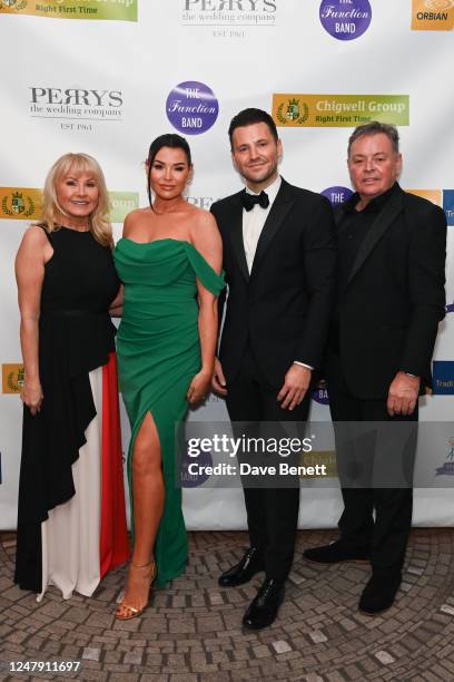 Carol Wright, Jessica Wright, Mark Wright and Mark Wright Sr attend the Haven House Children's Hospice Charity Ball at The Londoner Hotel on March 8,...