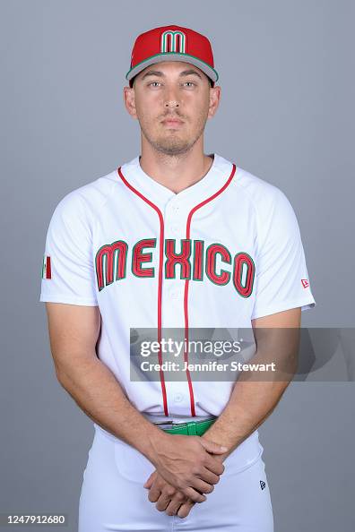 Austin Barnes of Team Mexico poses for a photo during the Team