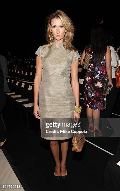 Lauren Remington Platt attends the Carolina Herrera Spring 2012 fashion show during Mercedes-Benz Fashion Week at The Theater at Lincoln Center on...