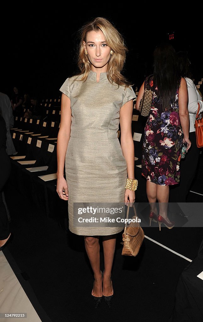 Carolina Herrera - Front Row - Spring 2012 Mercedes-Benz Fashion Week