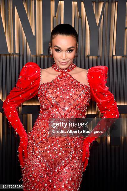 Pearl Thusi at Vanity Fair and TikTok Celebrate Vanities: A Night for Young Hollywood held at Mes Amis on March 8, 2023 in Los Angeles, California.