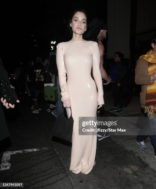 Odeya Rush is seen on March 1, 2023 in Los Angeles, California.