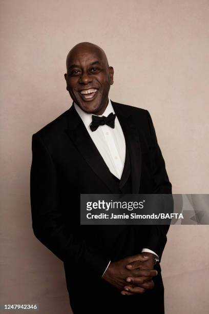 Chef Ainsley Harriott is photographed for a portrait shoot at BAFTAs British Academy Television Craft Awards on April 27, 2019 in London, England.