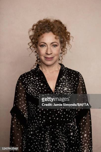 Actor Alex Kingston is photographed for a portrait shoot at BAFTAs British Academy Television Craft Awards on April 27, 2019 in London, England.
