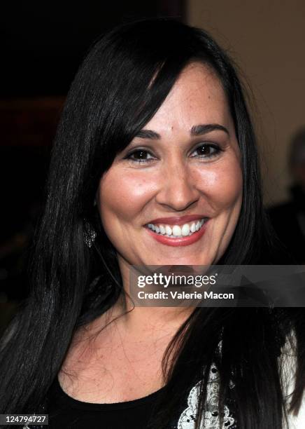 Actress Meredith Eaton arrives ate National Multiple Sclerosis Society's 37th Annual Dinner Of Champion at the Hyatt Regency Century Plaza on...