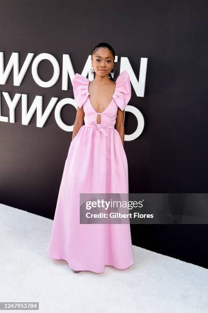 Skai Jackson at the Essence 16th Annual Black Women in Hollywood Awards held at Fairmont Century Plaza on March 9, 2023 in Los Angeles, California.