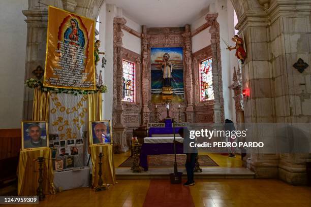 View of the presbytery of the Parish of San Francisco Javier where the Jesuit priests Javier Campos Morales and Joaquin Mora were assassinated on...