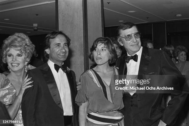 Actors Ruta Lee and Martin Landau , circa 1985.