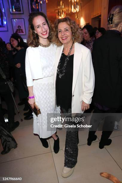 Lilian Schiffer and Michaela May during the "Dirty Dancing" musical premiere at Deutsches Theater on March 9, 2023 in Munich, Germany.