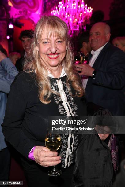 Johanna Bittenbinder during the "Dirty Dancing" musical premiere at Deutsches Theater on March 9, 2023 in Munich, Germany.
