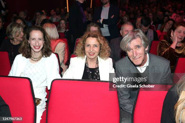 Lilian Schiffer, daughter of Michaela May and Bernd Schadewald during the "Dirty Dancing" musical premiere at Deutsches Theater on March 9, 2023 in...