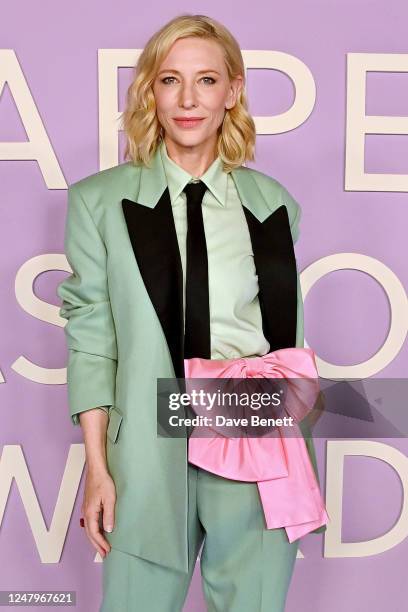 Cate Blanchett attends the Green Carpet Fashion Awards 2023 at NeueHouse Hollywood on March 9, 2023 in Hollywood, California.