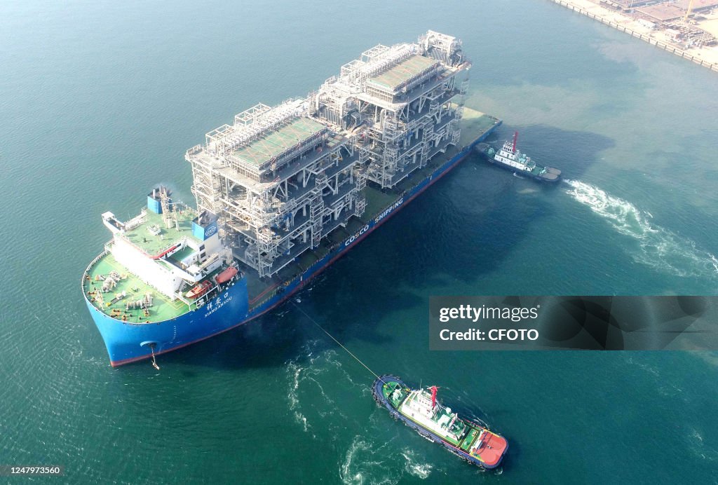 Module Building Lng QINGDAO, CHINA - MARCH 10, 2023 - The world's first integrated... News ...