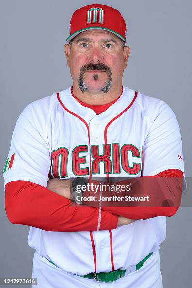 Benji Ries Baseball Manager Benji Gil of Team Mexico poses for a photo during the Team ...