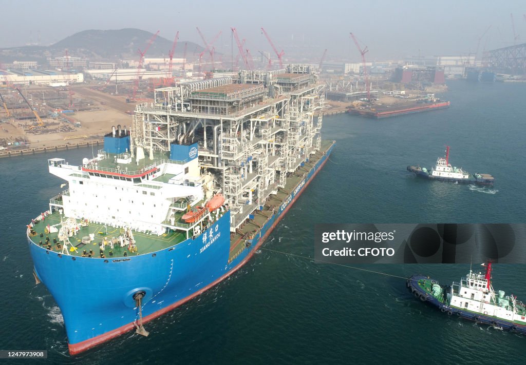 Module Building Lng QINGDAO, CHINA - MARCH 10, 2023 - The world's first integrated... News ...