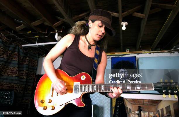 Cathy Henderson of Antigone Rising appears in a portrait taken on May 4, 2005 in Glen Cove, New York.