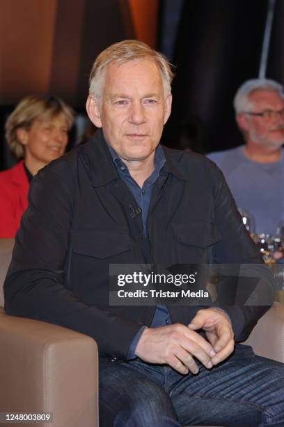 Johannes B. Kerner during the NDR Talk Show at NDR Studios on March 10, 2023 in Hamburg, Germany.