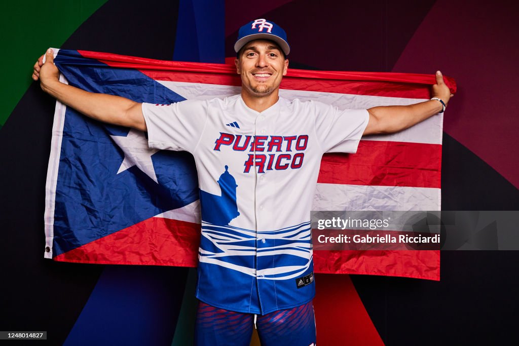 Kik Hernandez Enrique "Kiké" Hernandez poses during the 2023 WBC Workout Day Miami
