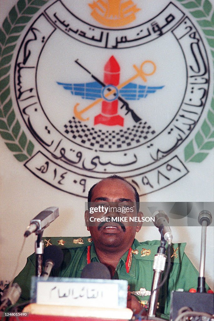 Sundan Ruler Revolutionary Council ruler and military coup leader General Omar ...