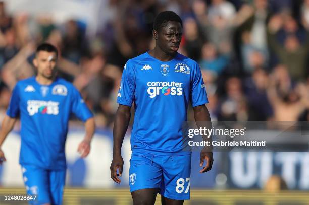 Nabian Herculano Bucancil of Empoli FC looks on during the Serie A match between Empoli FC and Udinese Calcio at Stadio Carlo Castellani on March 11,...