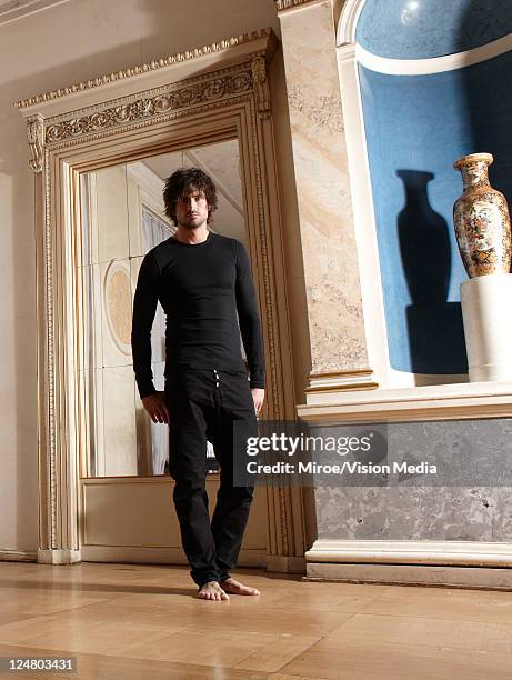 German singer and actor Tom Beck poses during a photo session on March 23, 2011 in Berlin, Germany.