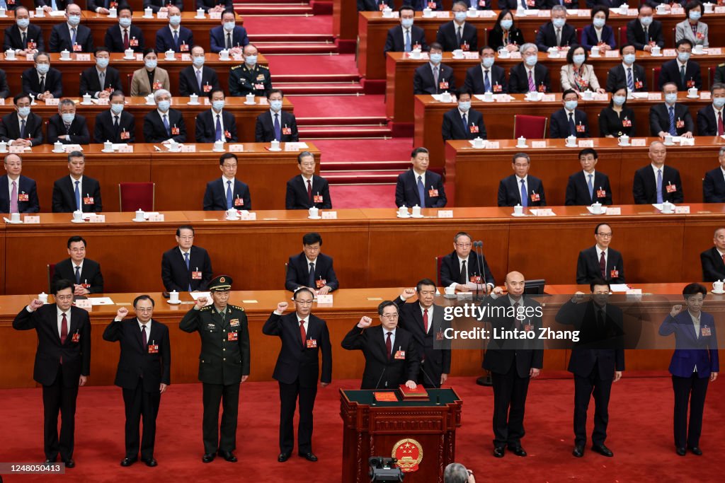 China's Leadership Holds Annual Two Sessions Political Meetings - Fifth Plenary Meeting