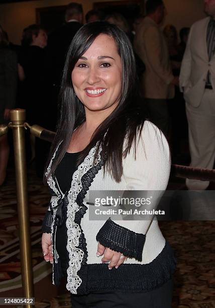 Actress Meredith Eaton attends the National Multiple Sclerosis Society's 37th annual Dinner Of Champions at the Hyatt Regency Century Plaza on...