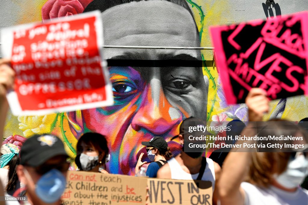 Black Lives Matter march in Denver, Colorado