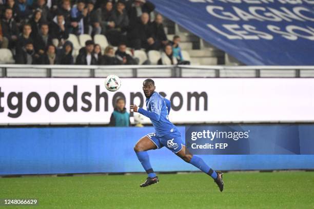 Jordy GASPAR during the Ligue 2 BKT match between Grenoble and Annecy at Stade des Alpes on March 11, 2023 in Grenoble, France.