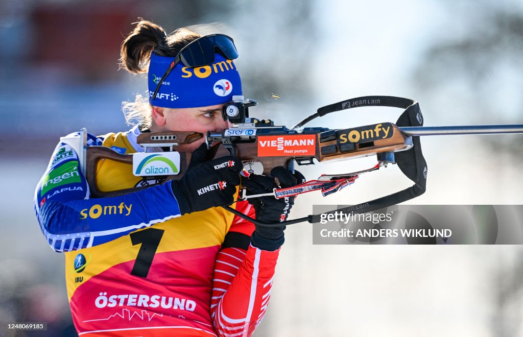 BIATHLON-WORLD-SWE-WOMEN-MASS START