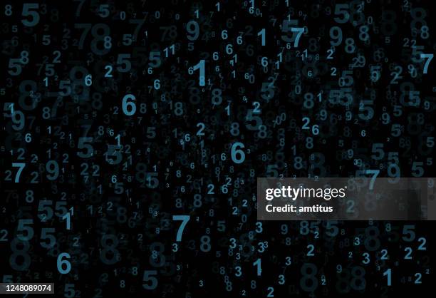 numbers background - mathematical symbol stock illustrations
