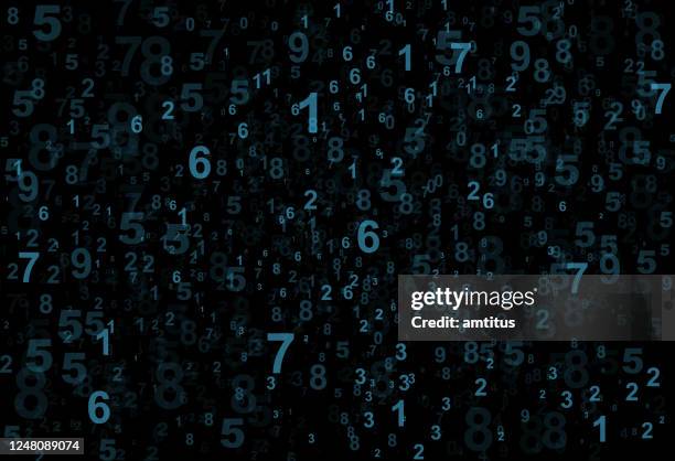 Numbers Backgrounds Graphics Numbers Background High-Res Vector Graphic - Getty Images