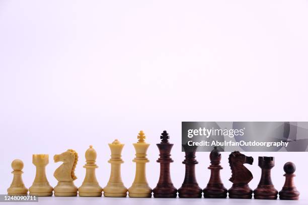 chess set - chess pieces stock pictures, royalty-free photos & images