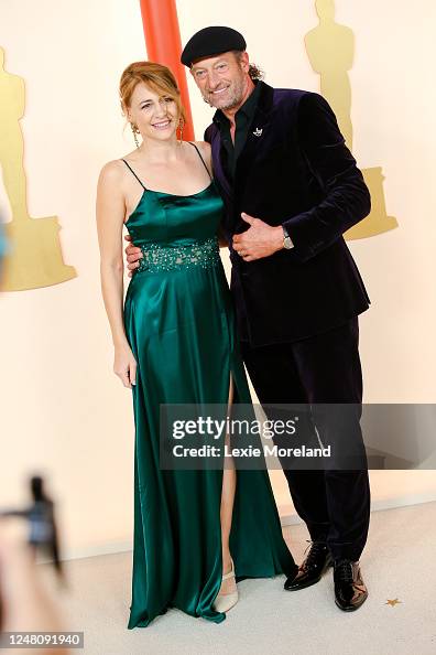 Deanne Deanne Bray and Troy Kotsur at the 95th Annual Academy Awards held at ...