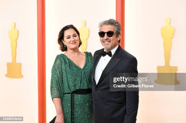 Florencia Bas and Ricardo Darin at the 95th Annual Academy Awards held at Ovation Hollywood on March 12, 2023 in Los Angeles, California.