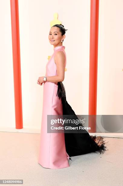 Hong Chau at the 95th Annual Academy Awards held at Ovation Hollywood on March 12, 2023 in Los Angeles, California.