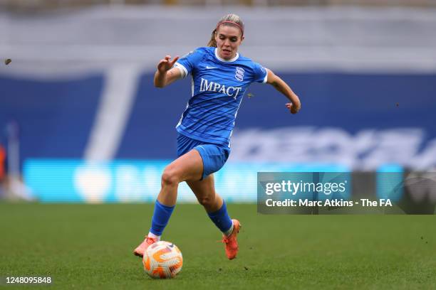 Jamie Finn of Birmingham City during the Barclays FA Women's Championship between Birmingham City and Charlton Athletic at St Andrew's Trillion...