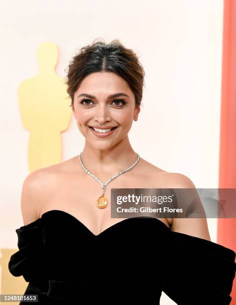 Deepika Padukone at the 95th Annual Academy Awards held at Ovation Hollywood on March 12, 2023 in Los Angeles, California.