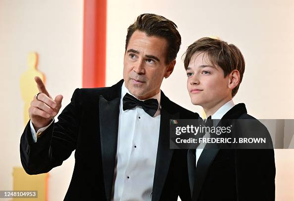 Irish Actor Colin Farrell And His Son Henry Tadeusz Farrell Attend Irish Actor Colin Farrell And His Son Henry Tadeusz Farrell Attend