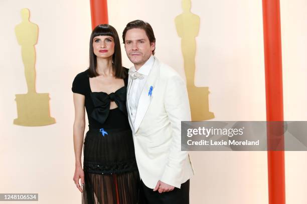 Felicitas Rombold and Daniel Bruhl at the 95th Annual Academy Awards held at Ovation Hollywood on March 12, 2023 in Los Angeles, California.