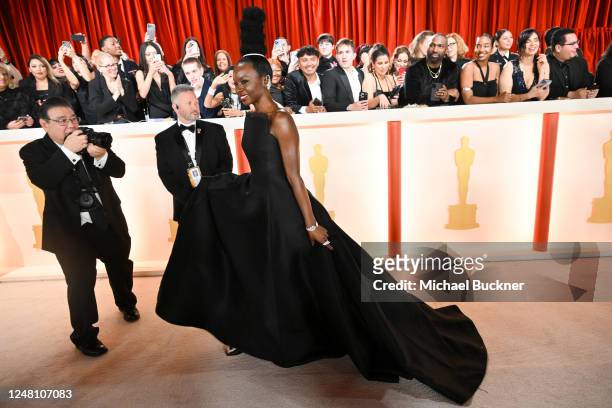 Danai Gurira at the 95th Annual Academy Awards held at Ovation Hollywood on March 12, 2023 in Los Angeles, California.