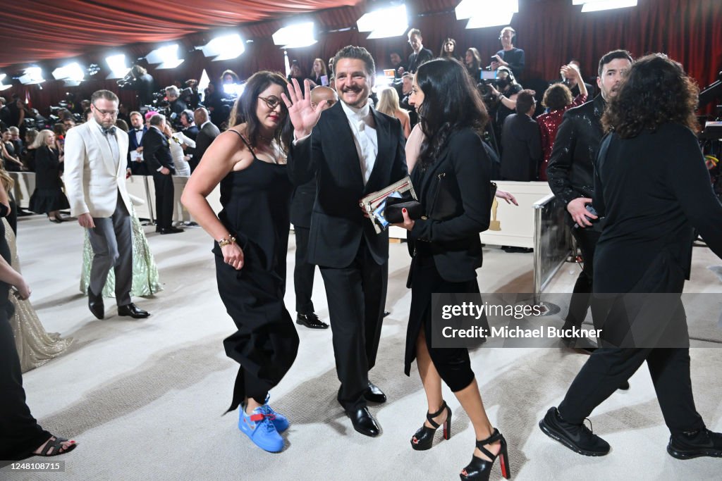Balmaceda Pascal Javiera Balmaceda and Pedro Pascal at the 95th Annual Academy Awards ...