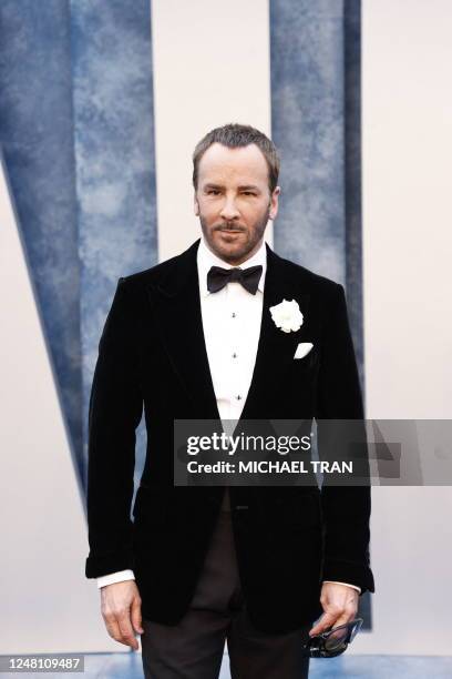 Fashion designer Tom Ford attends the Vanity Fair 95th Oscars Party at the The Wallis Annenberg Center for the Performing Arts in Beverly Hills,...