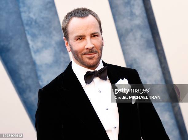 Fashion designer Tom Ford attends the Vanity Fair 95th Oscars Party at the The Wallis Annenberg Center for the Performing Arts in Beverly Hills,...