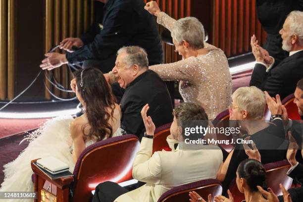 Michelle Yeoh accepts the award for Actress in a Leading Role at the 95th Academy Awards in the Dolby Theatre on March 12, 2023 in Hollywood,...