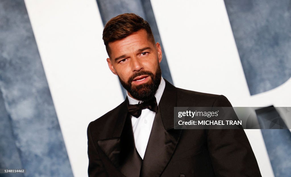 Puerto Rican Singer Ricky Puerto Rican singer Ricky Martin attends the Vanity Fair 95th Oscars ...