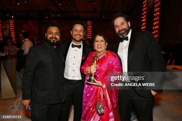 Indian film producer Guneet Monga , winner of the Oscar for Best Short Subject Documentary for "The Elephant Whisperers", attends the 95th Annual...