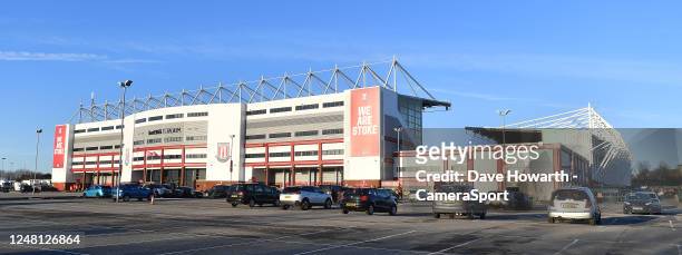 General view of The bet365 Stadium home of Stoke City during the Sky Bet Championship between Stoke City and Blackburn Rovers at Bet365 Stadium on...